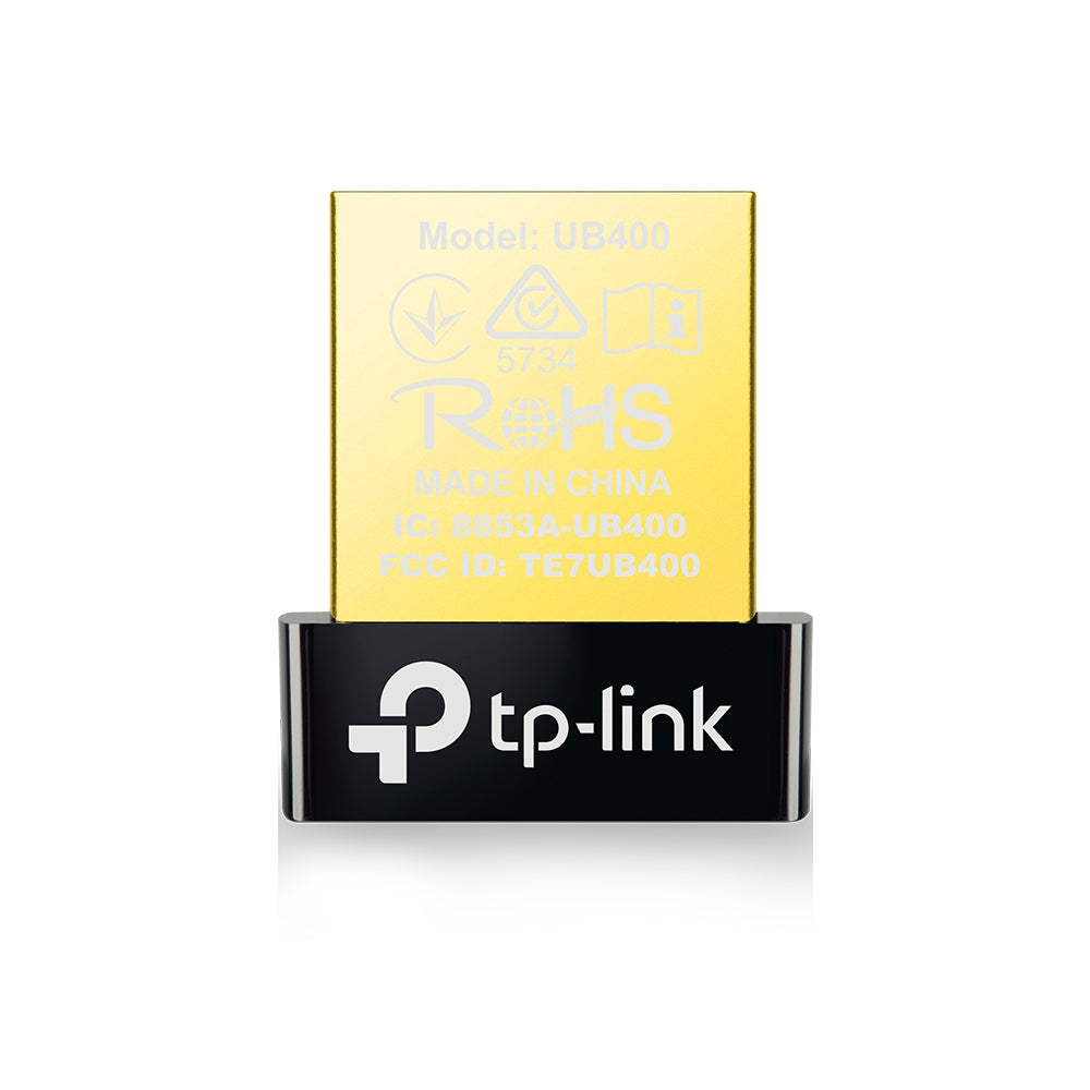 TP-Link UB400 Bluetooth 4.0 Nano USB Adapter Driver Free USB Type-A 2.0 Supports Windows 8 / 8.1 / 10 / 11 for PC, Laptop, Smartphone, Tablet, Printers, Mouse, Game Controller, Bluetooth Keyboard/Headset