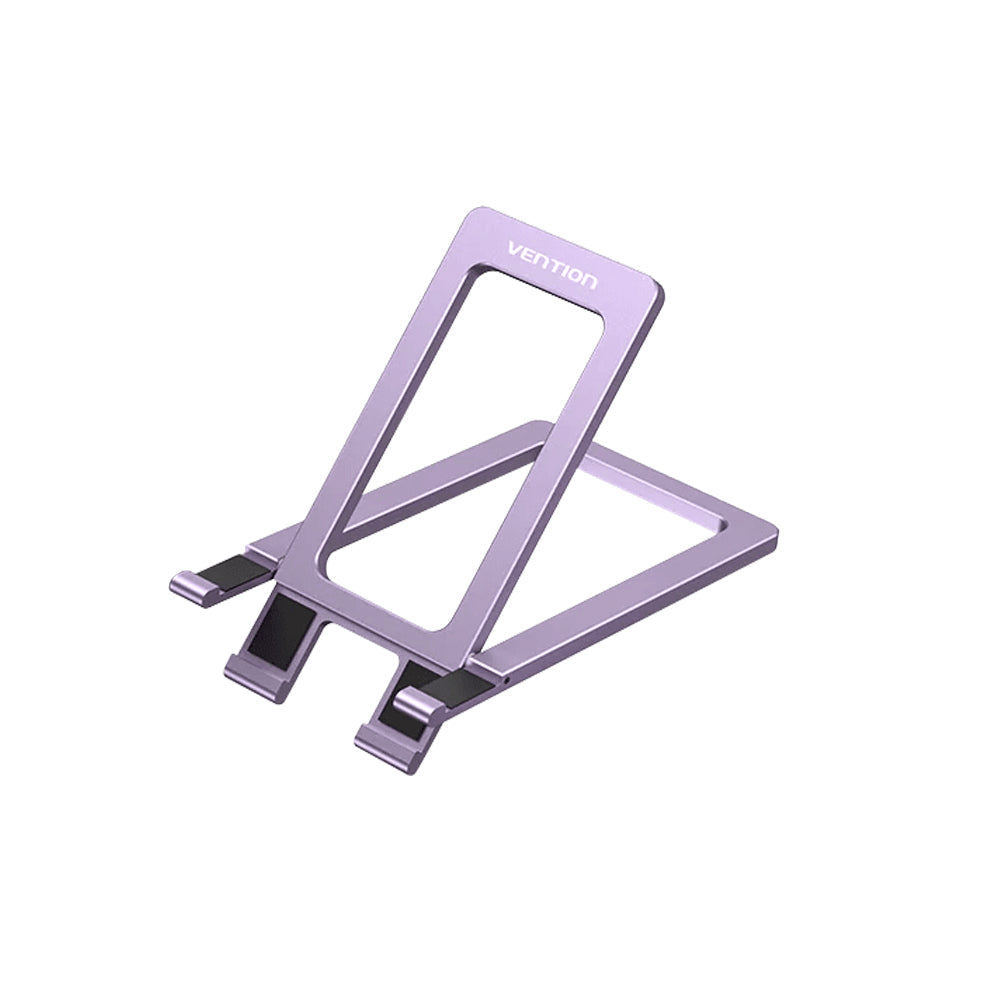 [CLEARANCE] Vention Foldable Aluminum Alloy Desktop Stand Holder with Compact Portable Design for 4.7 to 10" Mobile Phones (Grey, Green, Blue, Purple) | KCX