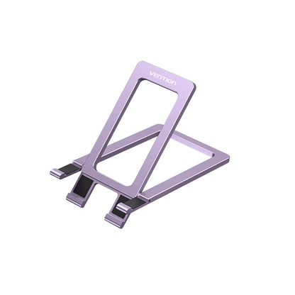 Vention Foldable Aluminum Alloy Desktop Stand Holder with Compact Portable Design for 4.7 to 10" Mobile Phones (Grey, Green, Blue, Purple) | KCX