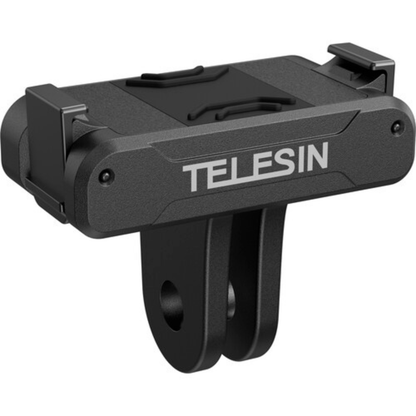 TELESIN DJI Osmo 360 | Action 5 Pro 4 3 Magnetic QR Quick Release 2-Prong Mount Adapter with Locking Clips for Action Camera