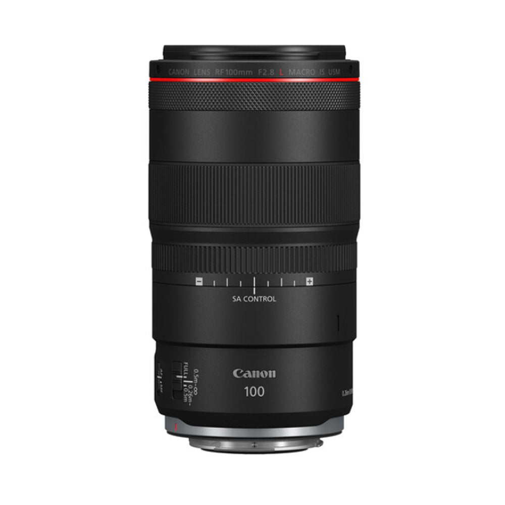 Canon RF 100mm f/2.8 L Macro IS USM Prime Lens for RF-Mount Full-frame Mirrorless Digital Cameras