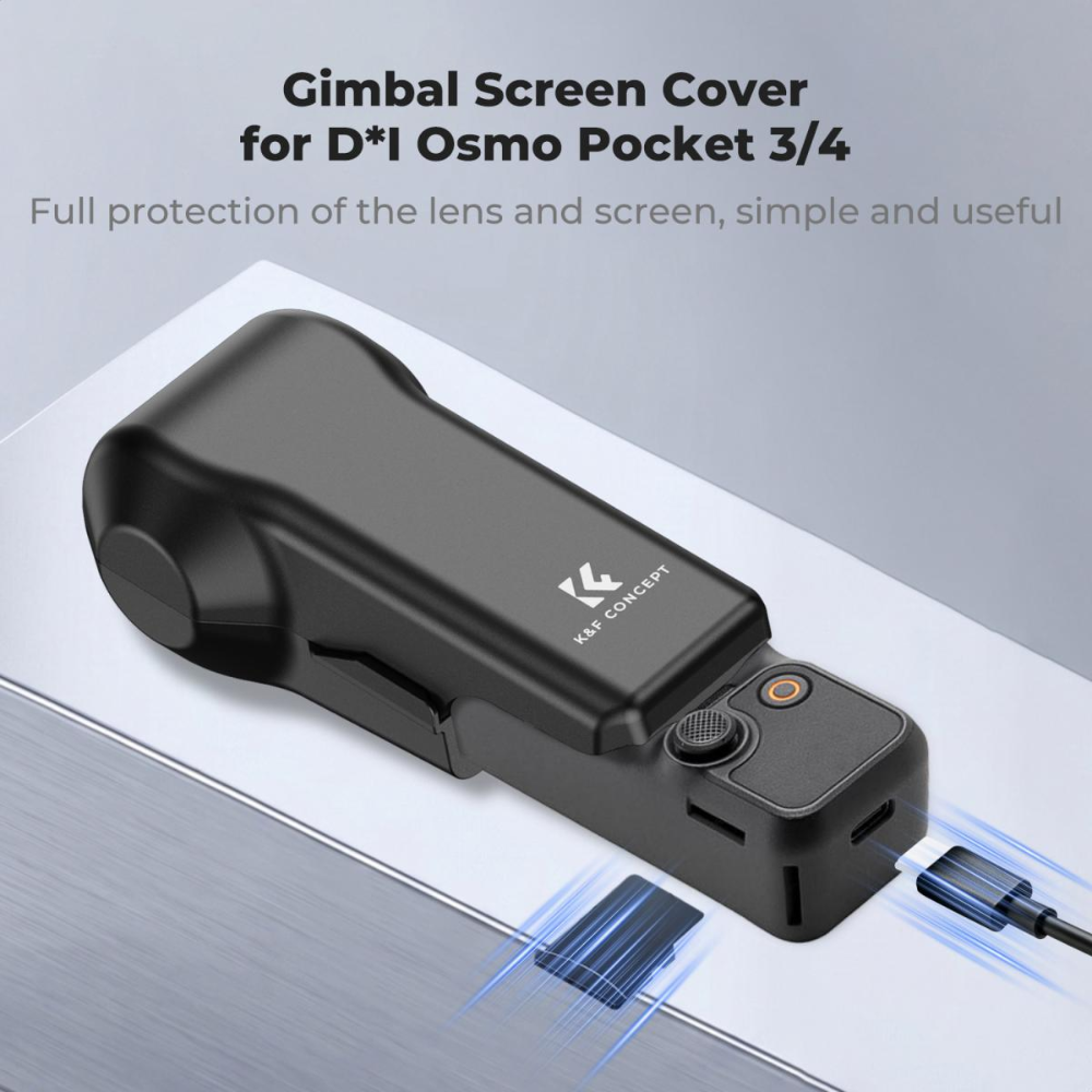 K&F Concept Screen Lens Protector for DJI Osmo Pocket 4/3 w/ Gimbal Cover
