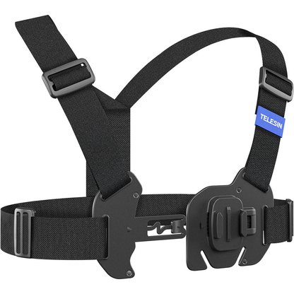 TELESIN Vest Chest Strap for Action Cameras with QR Quick Release Buckle