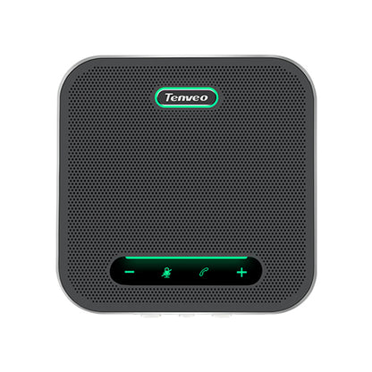 Tenveo TEVO-M2B Bluetooth Conference Speakerphone w/ 4 Mics Array, USB/Bluetooth/Wireless/3.5mm Jack