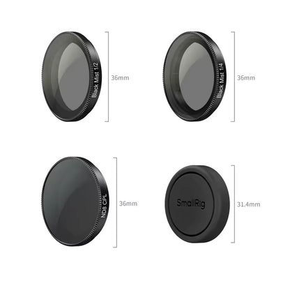 SmallRig DJI Osmo Nano Filter Kit - CPL, ND16, ND32, ND64 | 1/4 Black Mist 35mm | 5787 | 5788 | 5789 | 5871 | 5872