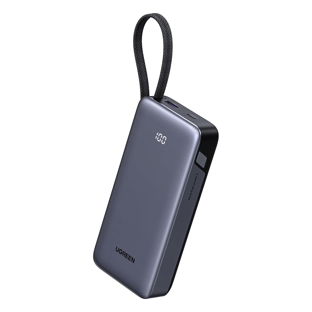 UGREEN Nexode 20000mAh 55W / 45W Fast Charging Power Bank with Built-In USB-C Cable