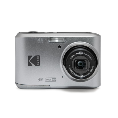 KODAK FZ45 Friendly Zoom PIXPRO Compact Digital Camera with 4x Optical Zoom, 16MP CMOS Sensor, Full HD Video, 27mm Wide Angle Lens, 2.7" LCD Display, Double A Battery Powered  Kodak Digital Cameras