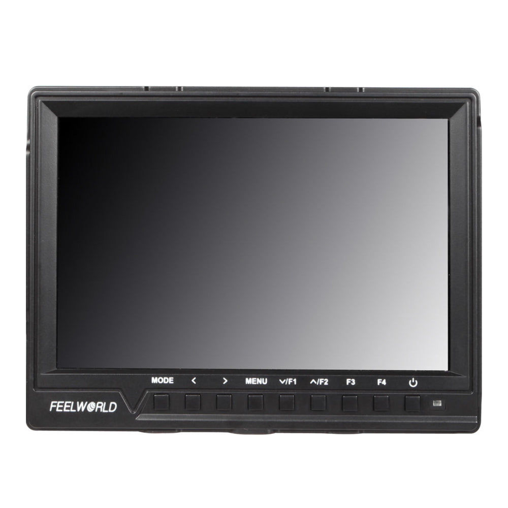 FEELWORLD FW760 7"" IPS On Camera Field LCD Video Monitor with 4K HDMI UHD SD Input / Output, 450Nits Brightness, Video Assist Functions,  L Series Fixed Battery Plate Mount Input Power for Videography