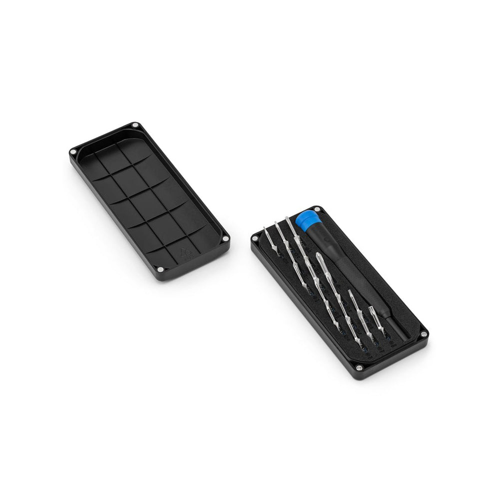 iFixit Minnow Driver Precision Bit Set with 4mm Precision Bit Driver with Integrated SIM Eject Tool, 16 Screwdriver Bits, Magnetized Driver Handle, and Lid with Sorting Tray for Smartphones, Laptops, Desktops