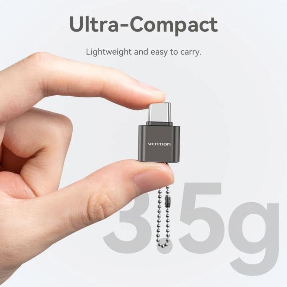 Vention 2.0 USB Type-C MicroSD Card Reader with High-Speed 480Mbps Transfer Rate for Android Phones, Tablets, Laptops