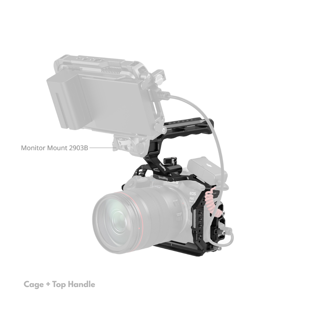 SmallRig L-Shaped Mount Plate with AirTag Slot / Camera Cage Kit for Canon EOS R6 Mark III / R6 II