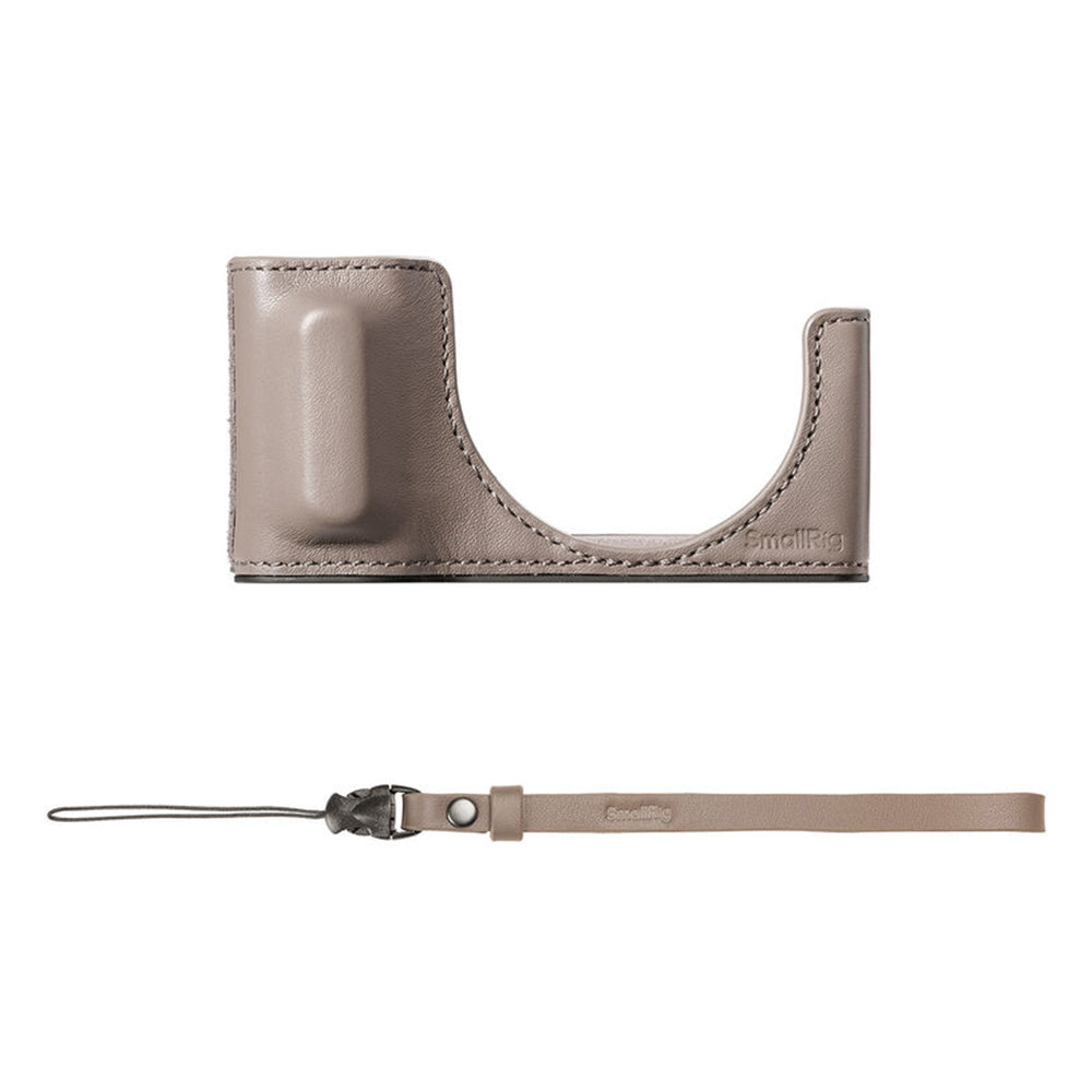 SmallRig Leather Half-Case with Wrist Strap for Ricoh GR IV | 5676 / 5677