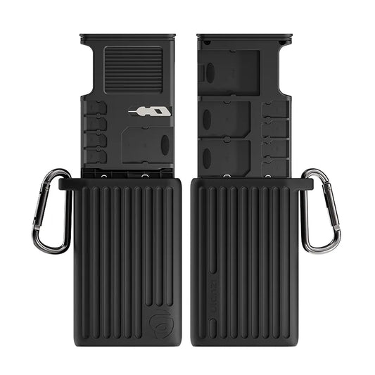 Ulanzi MCR-01 / MCR-02 USB Type-C 3.2 Gen2 High Speed Card Reader and Case for CFExpress A / B / SD 4.0 / TF and Nano Sim Multi Slot with 10Gbps Data Transfer, IP54 Rating Card Holders for Windows, macOS, iOS, Android, Linux and Chrome OS