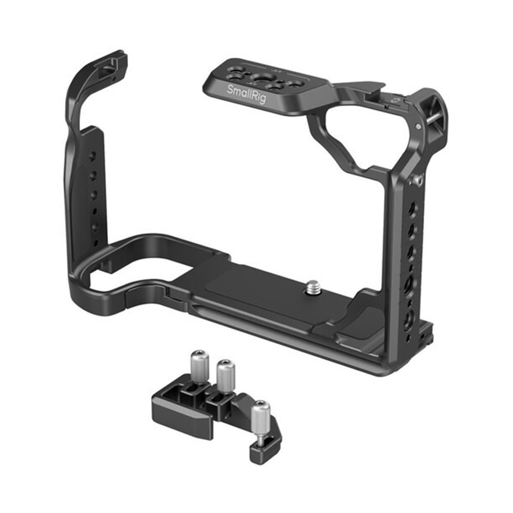 SmallRig Camera Cage Kit for FUJIFILM GFX100S II with Cable Clamp -  Arca-Type Baseplate, Aerospace-Grade Aluminum Alloy, Three-Point Locking System, Multiple Mounting Options, Unobstructed Access to Ports & Flip Screen | 4715