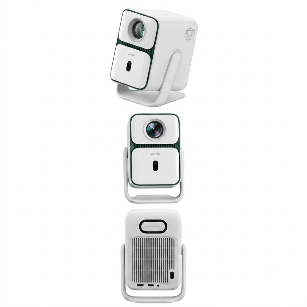 WANBO T2 Ultra Smart 1080p FHD Projector w/ 120° Rotatable Gimbal