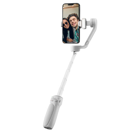 [CLEARANCE] Zhiyun Smooth Q4 Combo Smartphone 3-Axis Handheld Gimbal Stabilizer with Built-In 215mm Extendable Rod, Multifunctional Control Wheel, Tripod, Double-Sided LED Fill Light, Color Filters, Landscape & Portrait Mode for iPhone & Android Phone