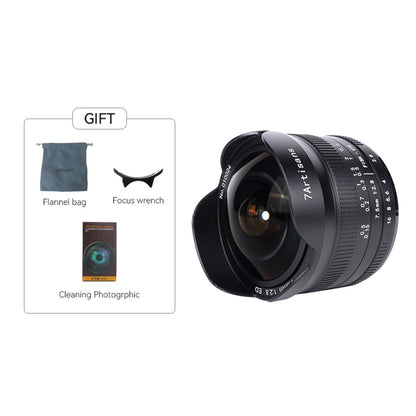 7Artisans 7.5mm F/2.8 Mark II APS-C Format Canon RF Mount Ultra Wide Fisheye Prime Lens MF Manual Focus for Mirrorless Cameras