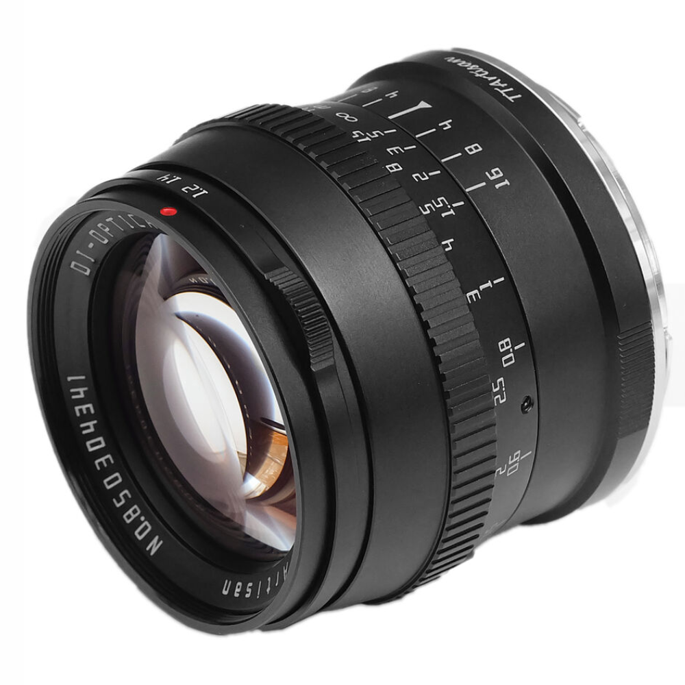 TTArtisan 50mm F/1.2 APS-C Format Leica L Mount Portrait Prime Lens Large Aperture Sonr Optical Design Full Metal Body, MF Manual Focus, 19.2" Focus Distance, Clicked Aperture Ring for Smooth Bokeh & Low Light Photography | Black, Silver