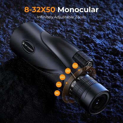 K&F Concept 8x32 50mm Zoom Monocular Smartphone Camera Telescope | KF33-083V1