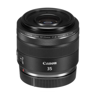 Canon RF 35mm f/1.8 Macro IS STM Prime Lens with Full Frame Sensor Format and Wide Angle Focal Length for RF Mount Mirrorless Camera Body