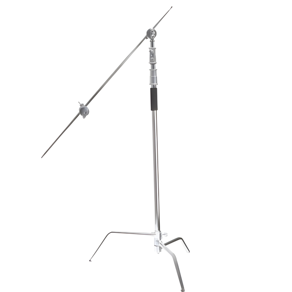 MEKING K-3 Heavy Duty C-Stand 3-Section with Sliding Legs 10Kg Max Load Capacity