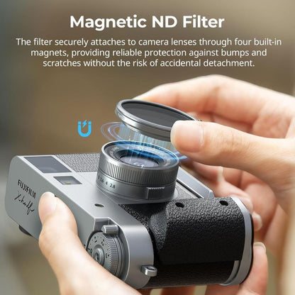 SmallRig VND Filter for FUJIFILM X half with 5 Stops Filters ( ND2, ND4, ND8, ND16, ND32 ), Cleaning Cloth, Compact Digital Camera Accessories | Silver, Black | 5225 | 5391