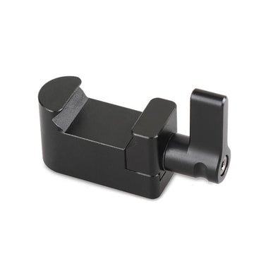 SmallRig QR Quick Release Lightweight Aluminum NATO Clamp with Thumbscrew and Cold Shoe, Safety NATO Rails, 1/4"-20 and 3/8"-16 Mounting Holes for Articulating Arm, DIY, Monitor Support Camera Cage 1973