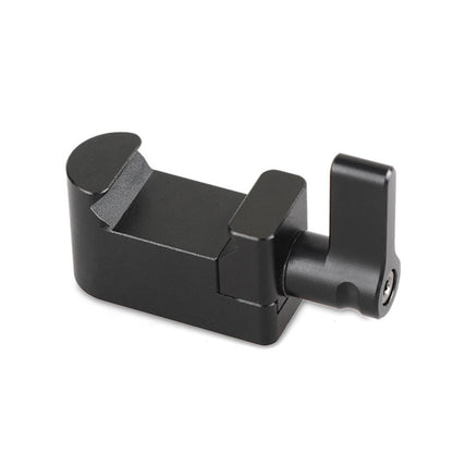 SmallRig QR Quick Release Lightweight Aluminum NATO Clamp with Thumbscrew and Cold Shoe, Safety NATO Rails, 1/4"-20 and 3/8"-16 Mounting Holes for Articulating Arm, DIY, Monitor Support Camera Cage 1973