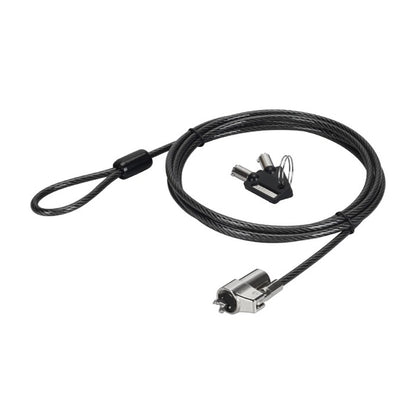 ArgoX Key Type Security Laptop Lock Cable with Braided Carbon Steel Wire - 3.2 x 4.5mm (Noble Wedge Slot) / 3 x 7 mm (K & Mini Slot) for PC, Laptop, Computer Desktop, Monitor, CPU, etc. | SP-KL801 SP-KL803