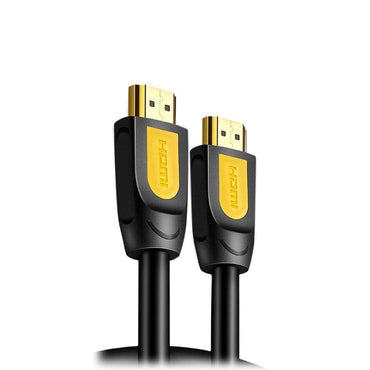 [CLEARANCE] UGREEN 1080P 60Hz HDMI Male to Male Cable Connector with Gold Plated Ethernet, 18Gbps Transfer Speed for TV, Projector, Monitor (Yellow-Black) (0.75 Meters) | 10151