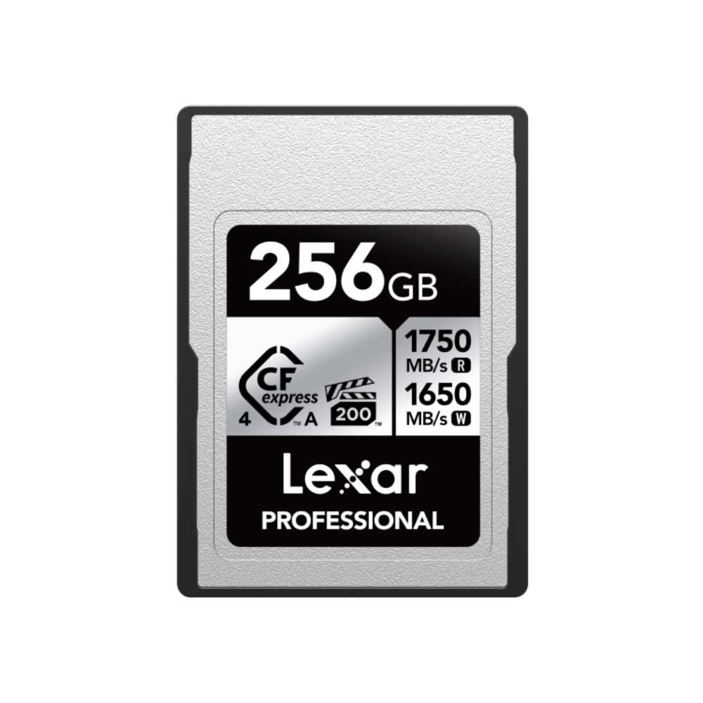 Lexar Professional SILVER CFexpress 4.0 Type A Memory Card, 1750MB/s Read, 1650MB/s Write, VPG200 | 256GB / 512GB