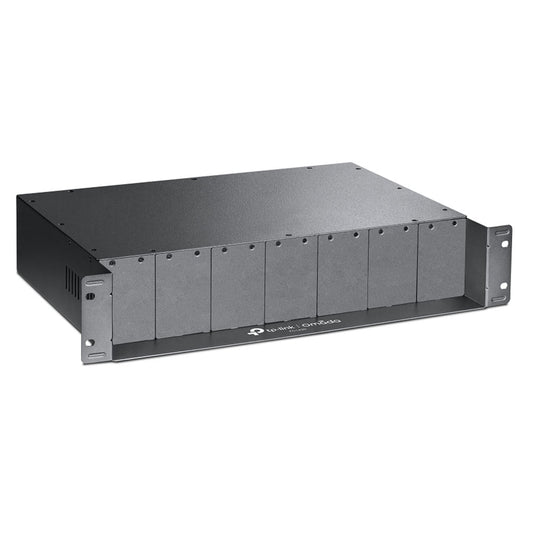 TP-Link TL-FC1420 14 Slot Bay Rackmount Chassis for Media Converters, Hot Swappable with AC Power Supply and Fan