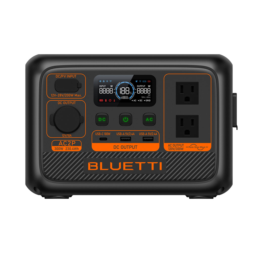 BLUETTI AC2P 300W 230Wh Battery Lightweight Power Station