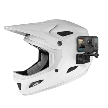 GoPro Front and Side Helmet Mount with Curved Adhesive Mounts, QR Quick Release Buckle and Vertical Buckle for HERO 12 / 11 / 11 Mini / 10 / 9 Action Camera | AHFSM-001