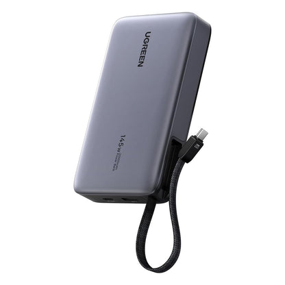UGREEN Nexode 20,000mAh 145W Power Bank w/ Built-in USB-C Cable
