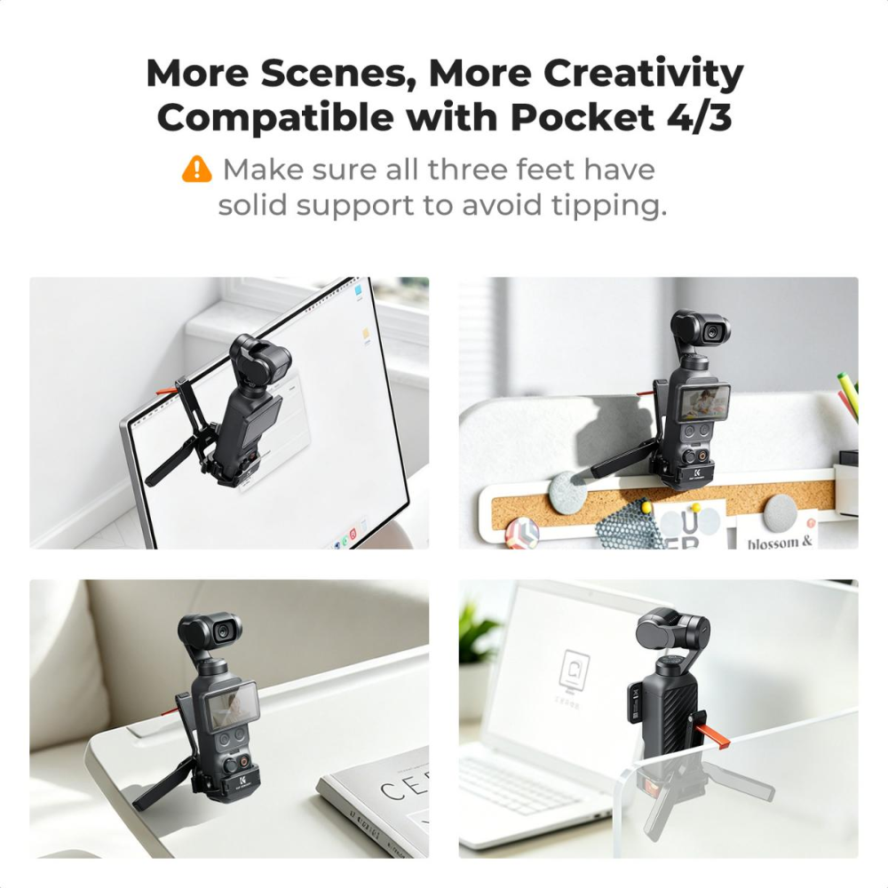 K&F Concept Magnetic Expansion Frame for DJI Osmo Pocket 4/3