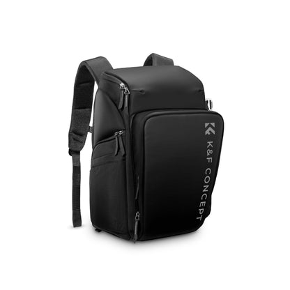 K&F Concept Camera Alpha Backpack Air 25L with 16" Computer Compartment, Top & Side Access, Internal Support Fibers Bars and Raincover for Videography & Photography (Grey) KF13-128V3