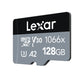 Lexar Professional 256GB 128GB 64GB Silver Series 1066x MicroSDXC UHS-I V30 A2 U3 Class 10 Micro SD Card with 4K UHD Video Recording, Max 160MB/s Read with MicroSD Card Adapter for Cameras and Android Devices