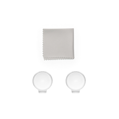 DJI 2pcs Transparent Lens Protector for OSMO 360 / 360 II Action Camera with Cleaning Cloth