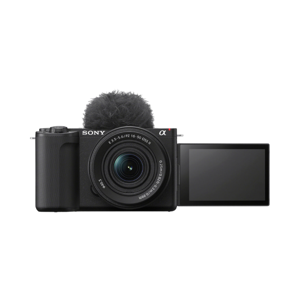 Sony ZV-E10 II Mirrorless Vlog Camera w/ 16-50mm F3.5-5.6 OSS II Lens & GP-VPT3 Wireless Shooting Grip