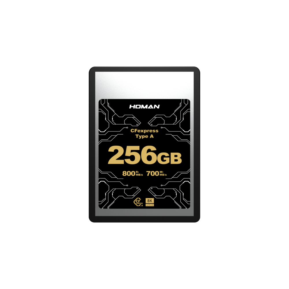 HOMAN 512GB 256GB CFExpress Type A Memory Card VPG 200 8K UHD RAW Photo / Video Support Max 900MB/s Read | 800MB/s Write Speed