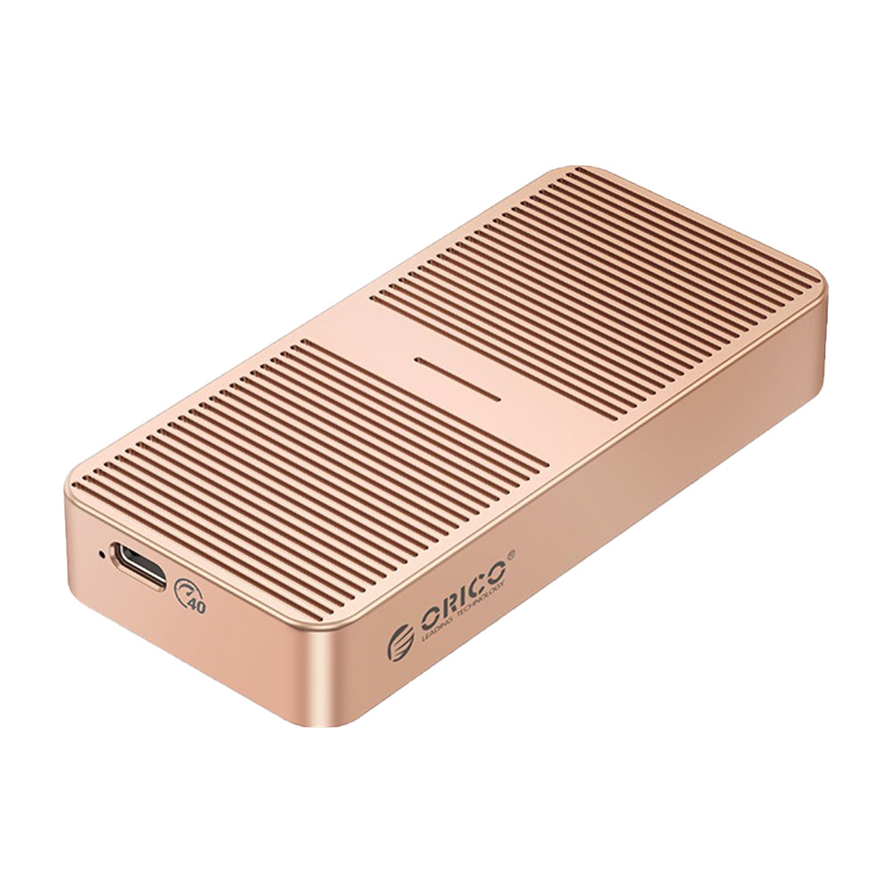 ORICO M.2 NVME SSD Solid State Drive Enclosure with USB4 Type-C Interface, 40Gbps Transfer Rate, 4TB Max Capacity with UASP TRIM Function for Smartphone PC Desktop Laptop | M224C3-U4 | Gray, Rose Gold, Silver