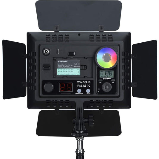 Yongnuo YN300 IV BI COLOR LED Video Light Panel RGB Full Color Type-C Power Supply 3200k-5600k