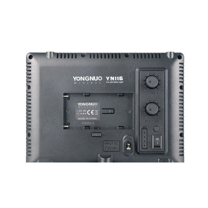 Yongnuo YN116 3200K-5500K LED Video Studio Light Photographic Lighting