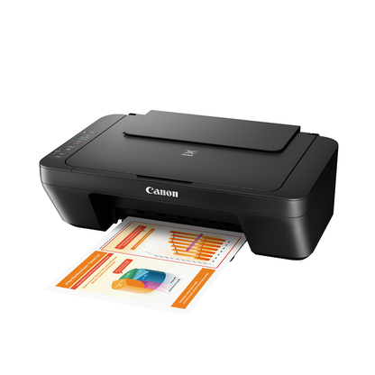Canon PIXMA MG2570S All-in-One Color Inkjet Cartridge Type Printer with Print, Copy and Scan 4800DPI Printing Resolution, 19200DPI Max Scan Resolution, Rear Tray Paper Loader, USB 2.0 PC High-Speed Interface for Home Use