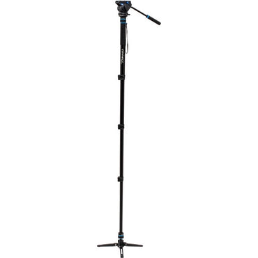 Benro MCT38AFS4 Monopod with Flip Locks, 3-Leg Base, and S4 Video Head
