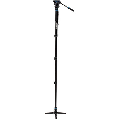 Benro MCT38AFS4 Monopod with Flip Locks, 3-Leg Base, and S4 Video Head