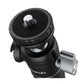 Ulanzi U-60 Mini Aluminum Tripod Ball Head with Dual Cold Shoe Mount Bracket 360 Degree Rotatable Base