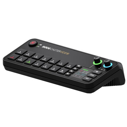 RODE RODECaster Video All-In-One Console Switcher w/ Integrated Audio Mixer, Supports Up to 1080p60 Resolution, RTMP Streaming, Aphex VoxLab Audio Processing, Bluetooth & Wi-Fi Connection for Broadcasting, Live Recording & Content Creation