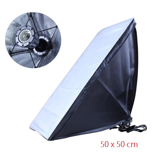 [CLEARANCE] Pxel SB-1B-50X50 Single E27 Base Socket Light Lamp Bulb Holder Adapter for Photo Video Studio Softbox 50x50cm